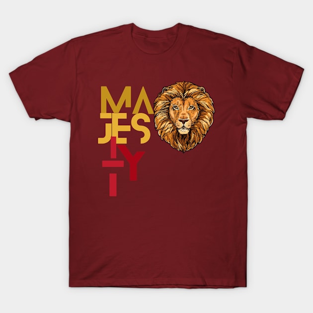 majestic lion T-Shirt by Christian custom designz
